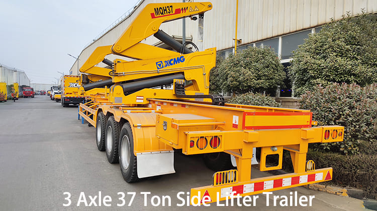 3 Axle 37 Ton Side Lifter Trailer for Sale in Papua New Guinea