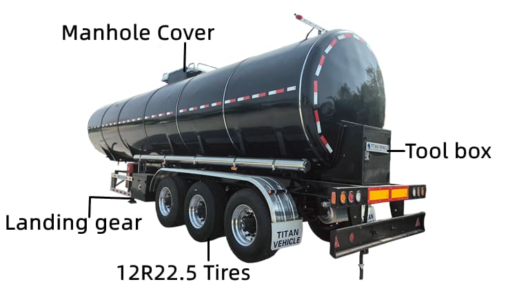 Asphalt Tanker Trailer for Sale in Papua New Guinea