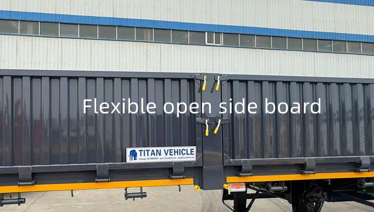 Side Wall Semi Trailer for Sale in Papua New Guine