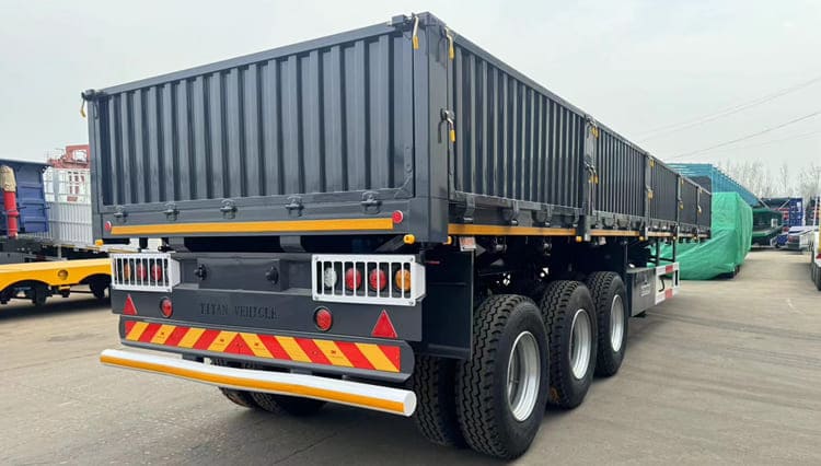 Side Wall Semi Trailer for Sale in Papua New Guine
