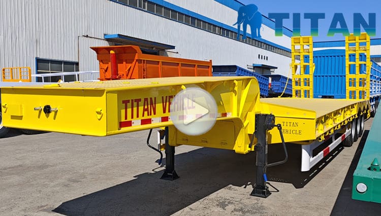 Semi Low Loader Trailer for Sale in Papua New Guinea