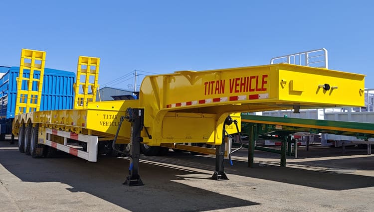 Semi Low Loader Trailer for Sale in Papua New Guinea