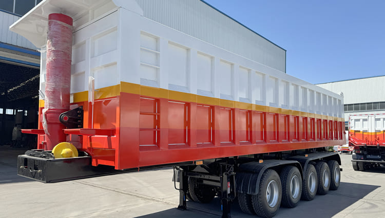 5 Axle End Dump Trailer Price in Papua New Guinea