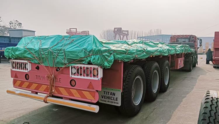 3 Axle Fence Cargo Semi Trailer for Sale in Papua New Guinea