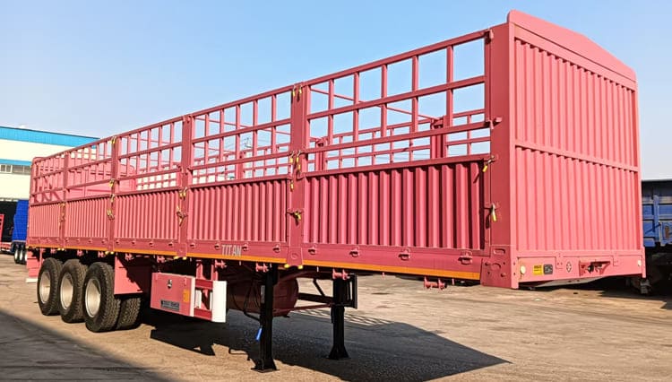 3 Axle Fence Cargo Semi Trailer for Sale in Papua New Guinea