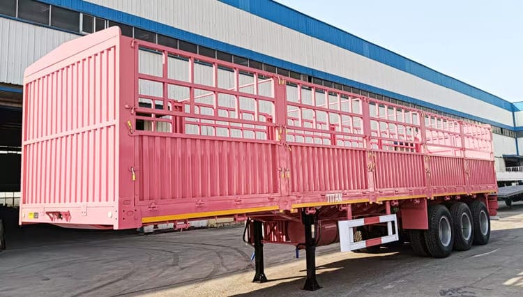 3 Axle Fence Cargo Semi Trailer for Sale in Papua New Guinea