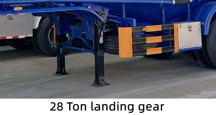 3 Axle Bulk Cement Tanker Trailer for Sale in Papua New Guinea