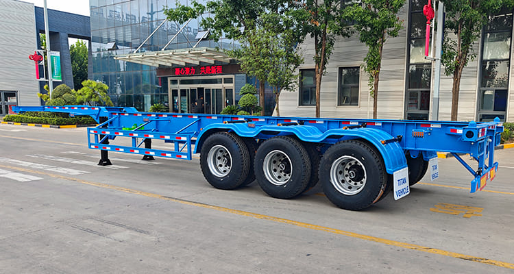 TITAN 40ft Skeleton Trailer for Sale in Papua New Guinea