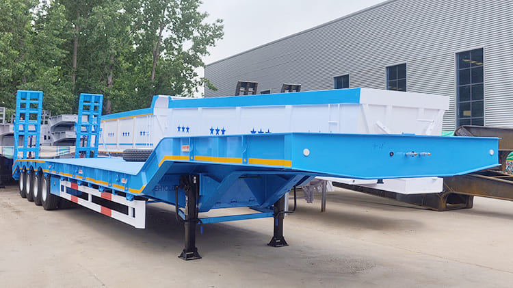 100 Ton Low Bed Trailer for Sale in Papua New Guinea