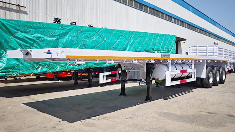 Heavy Duty 40ft Flatbed Trailer Price for Sale in Papua New Guinea