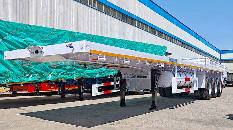 Heavy Duty 40ft Flatbed Trailer Price for Sale in Papua New Guinea