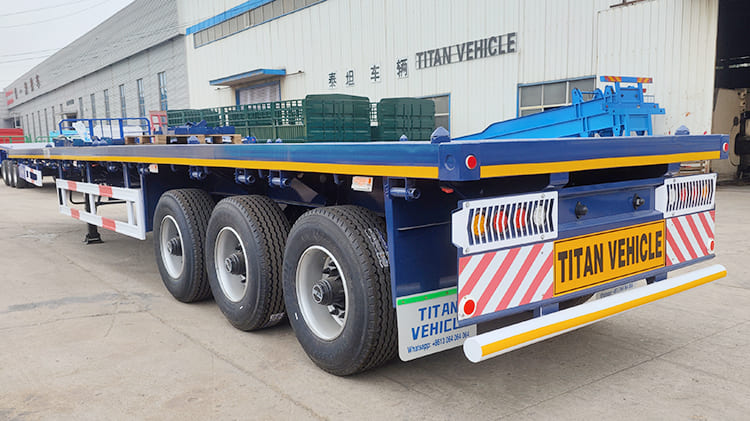 TITAN 3 Axle Semi Flatbed Trailers for Sale in Papua New Guinea