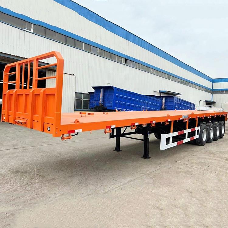 4 Axle Flatbed Trailer Price