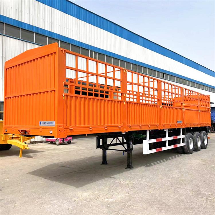 3 Axle 60 Ton Fence Semi Trailer