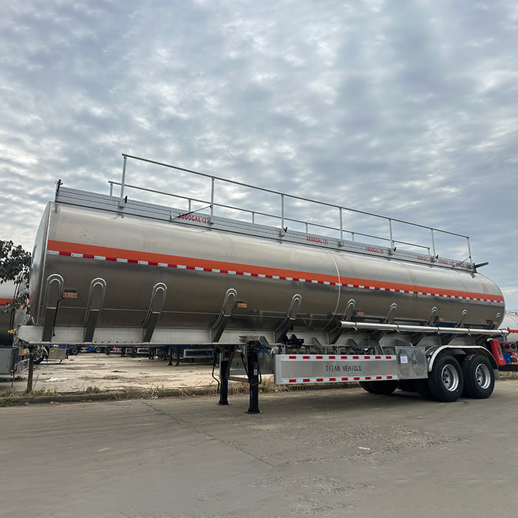 2 Axle Aluminum Fuel Tanker Trailer