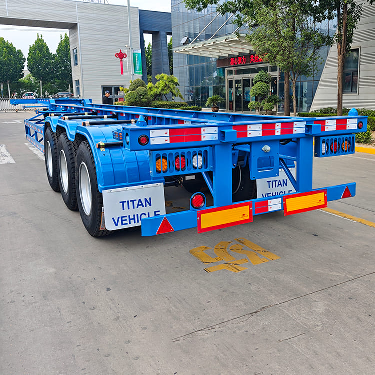 3 Axle 40ft Skeleton Trailer