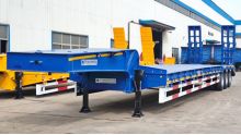 3 Axle Low Bed Trailer Truck