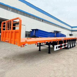 4 Axle Flatbed Trailer Price