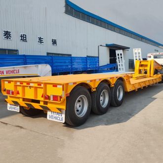 3 Axle Lowboy Gooseneck Trailer