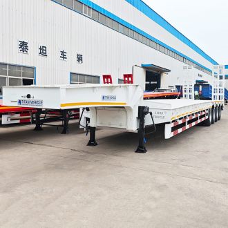Cheap 4 Axle Lowbed Trailer
