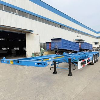 Tri Axle 40Ft Container Semi Trailers