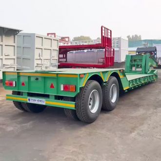 2 Axle 60 Ton Gooseneck Lowboy Trailer