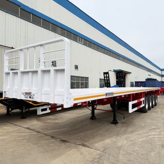 4 Axle 48 Foot Flatbed Container Trailer